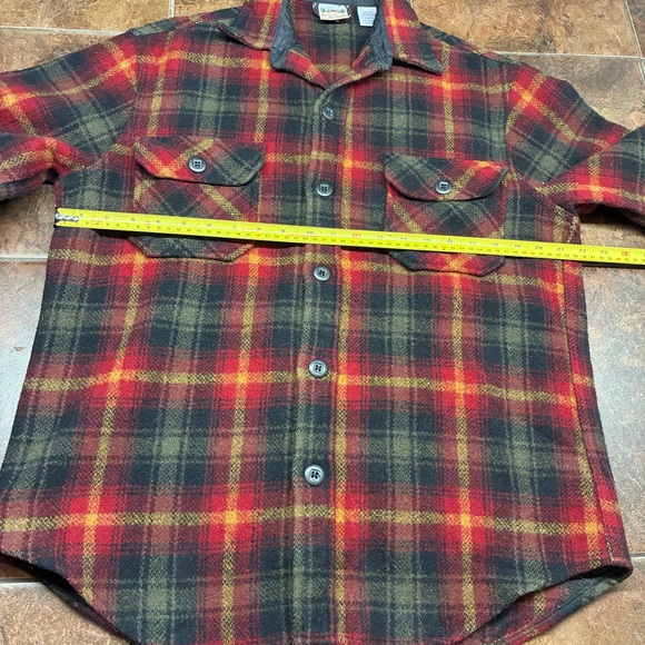 EMS Wool Vintage Plaid Shirt - Picture 6 of 7